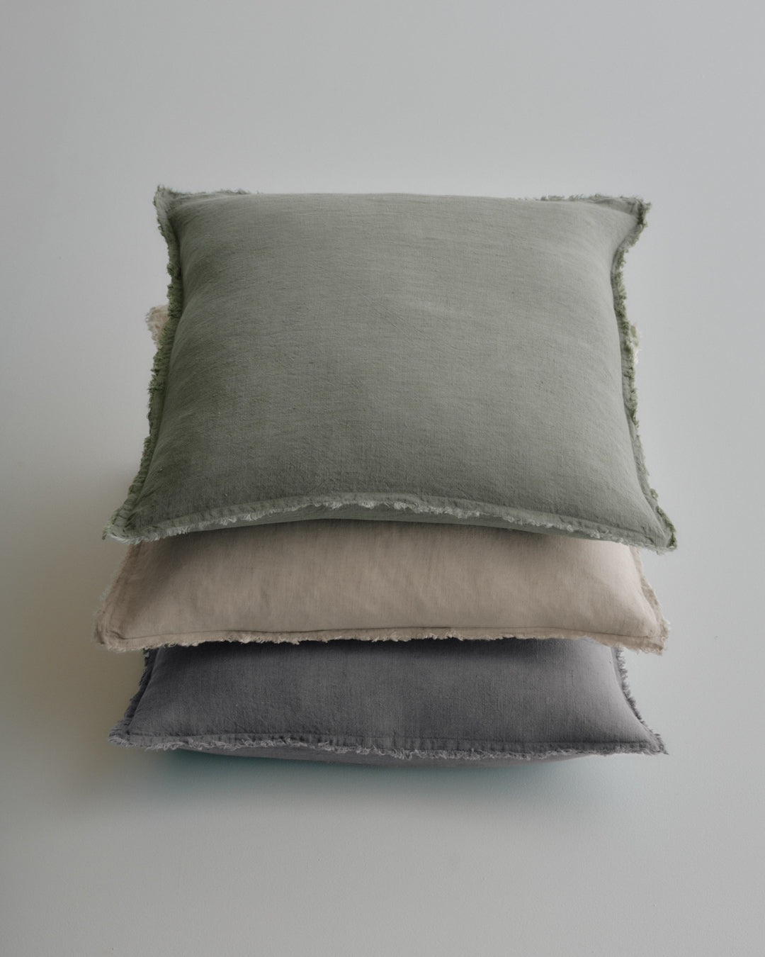 Linen Cushion & Cover | Oceanic Green Blue
