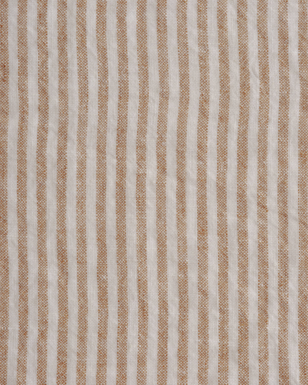 Stripe Linen Napkin | White & Rust Stripe