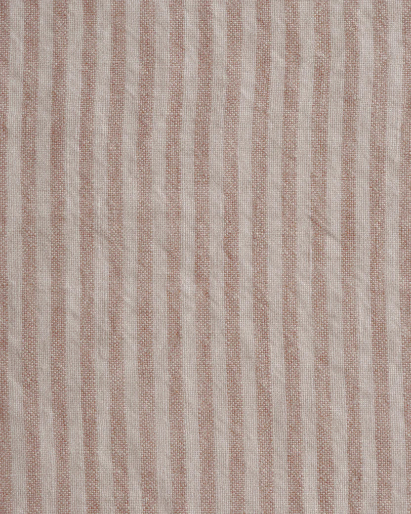 Basix Stripe Linen Pillow - Rosa/Floss