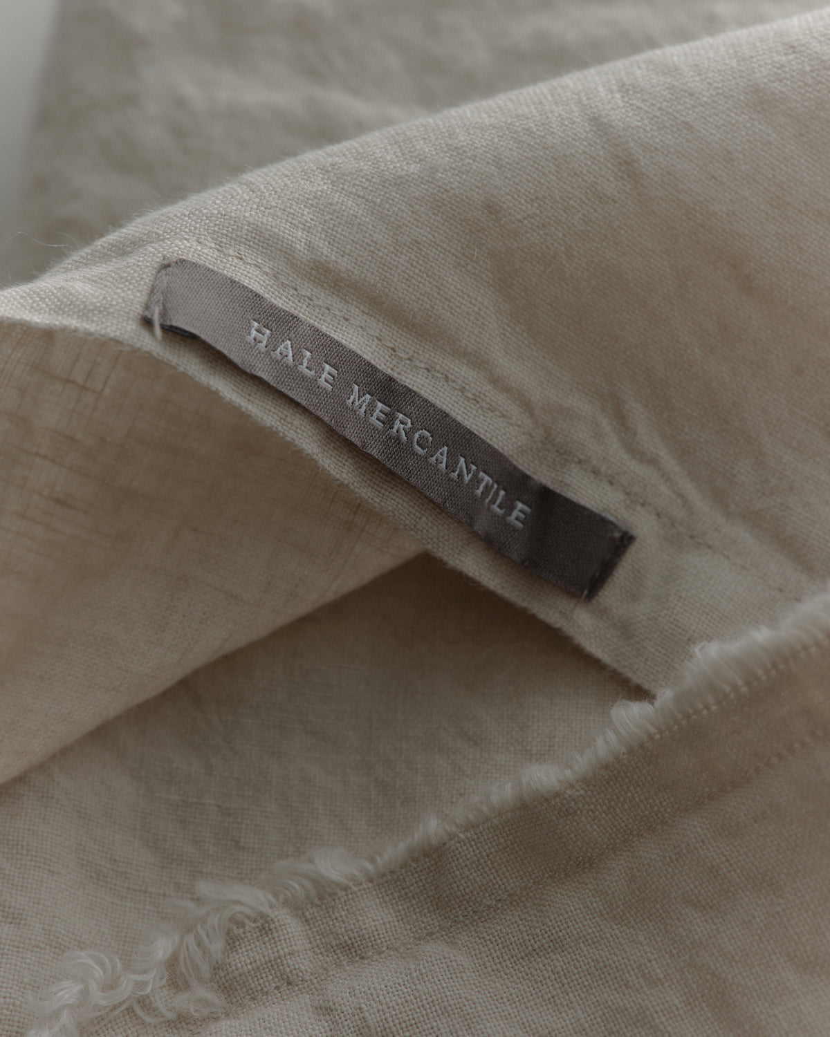 Flocca Linen Pillowcase - Sable