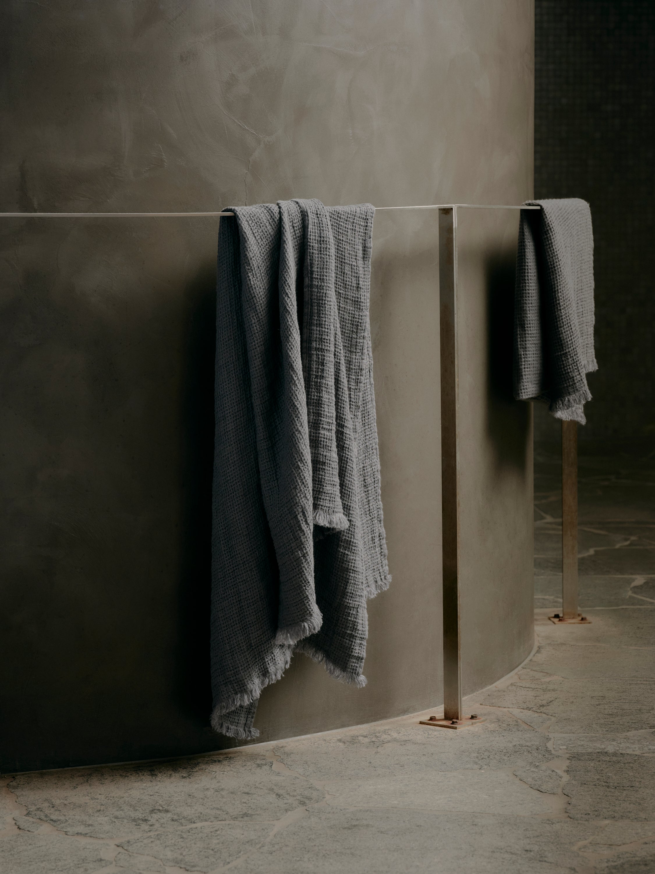 Flocca Linen Bath Towel - Tempest