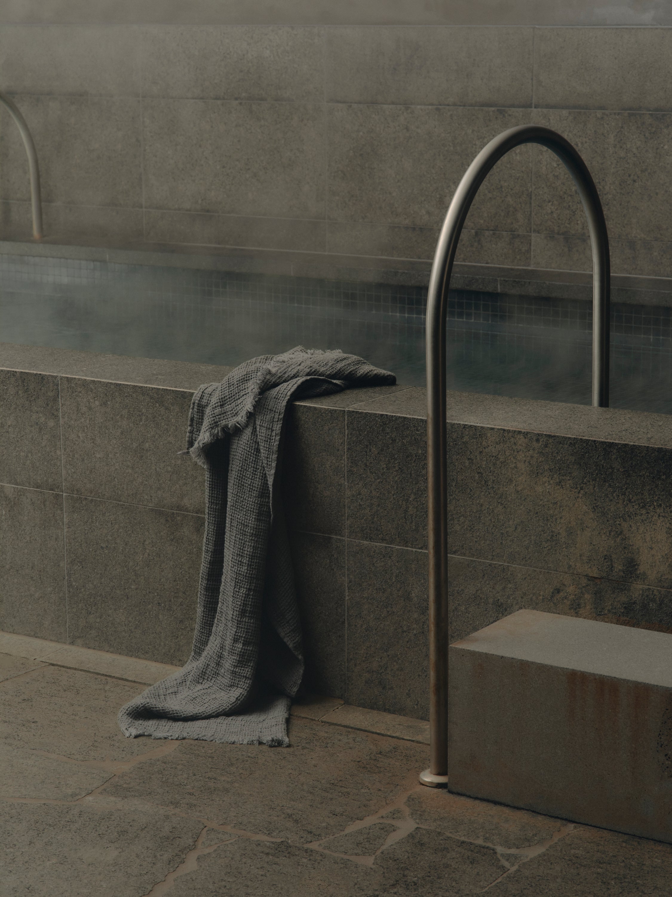 Flocca Linen Bath Towel - Tempest