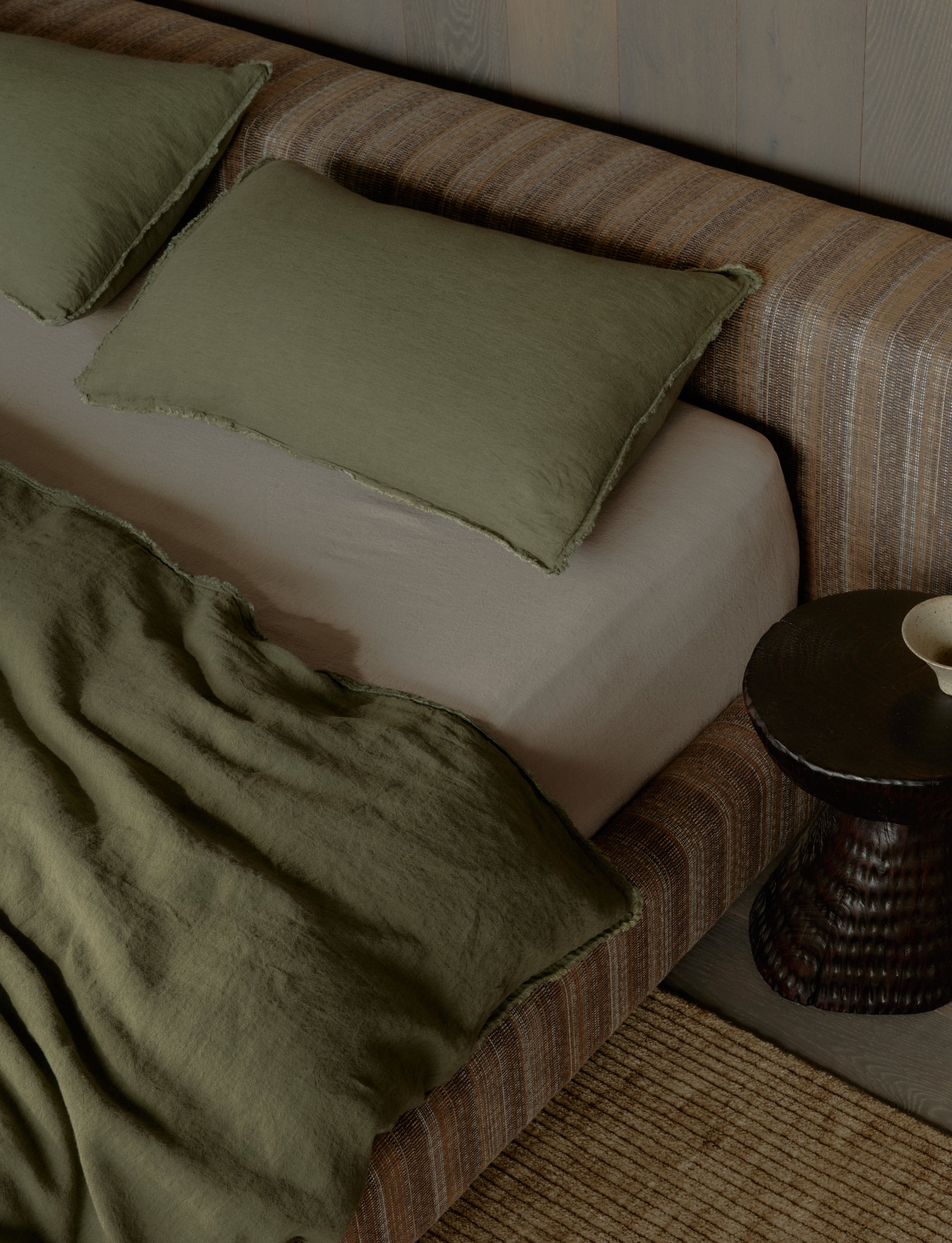 Basix Linen Fitted Sheet - Cep