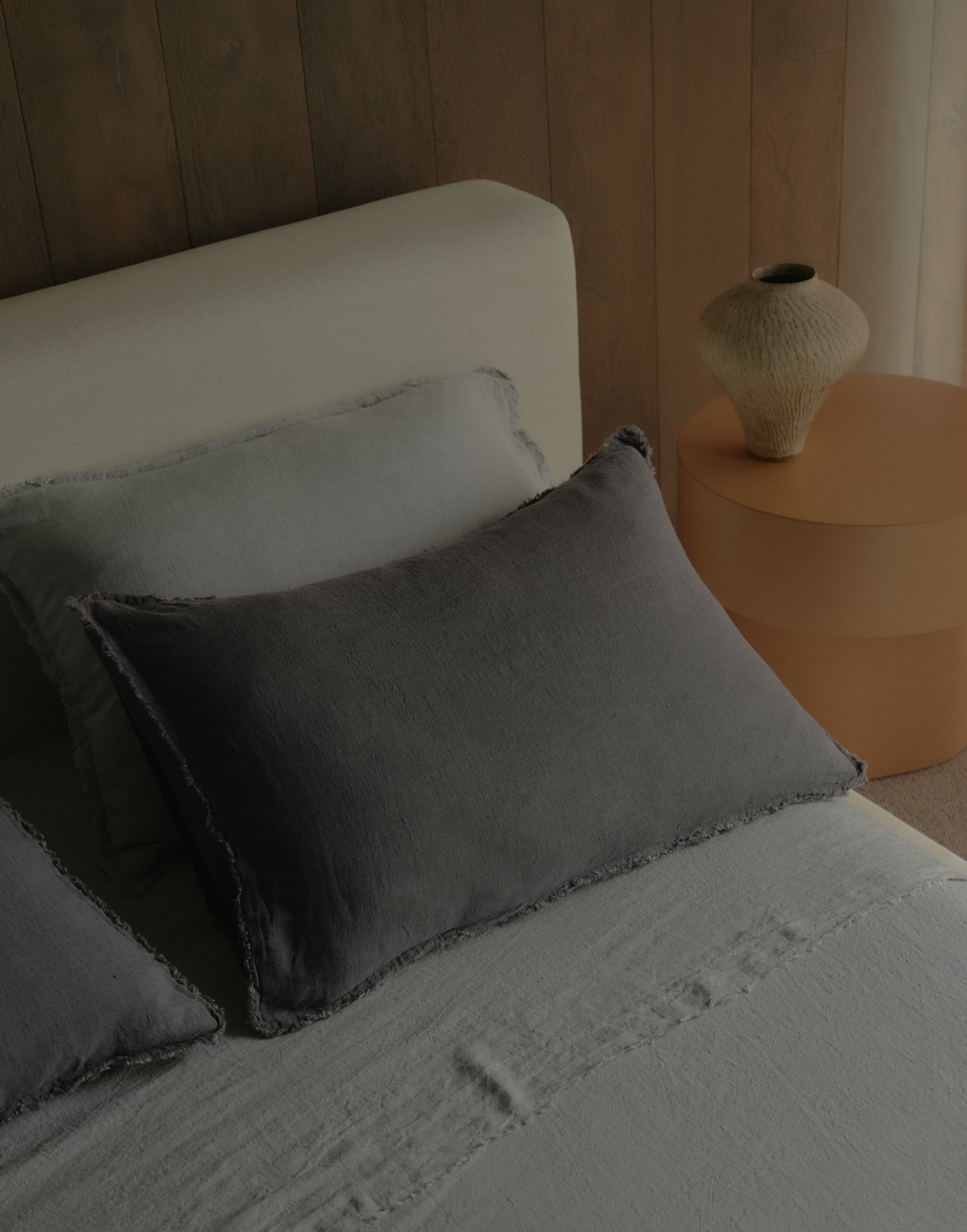 Flocca Linen Pillowcase - Tempest