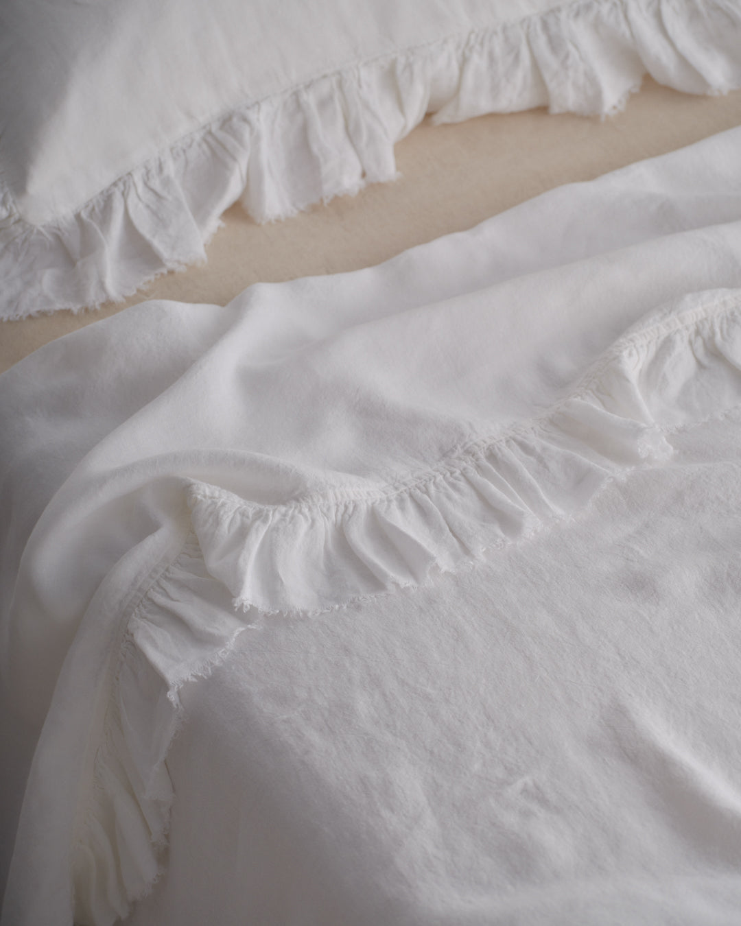 Linen European Pillowcase | Antique White