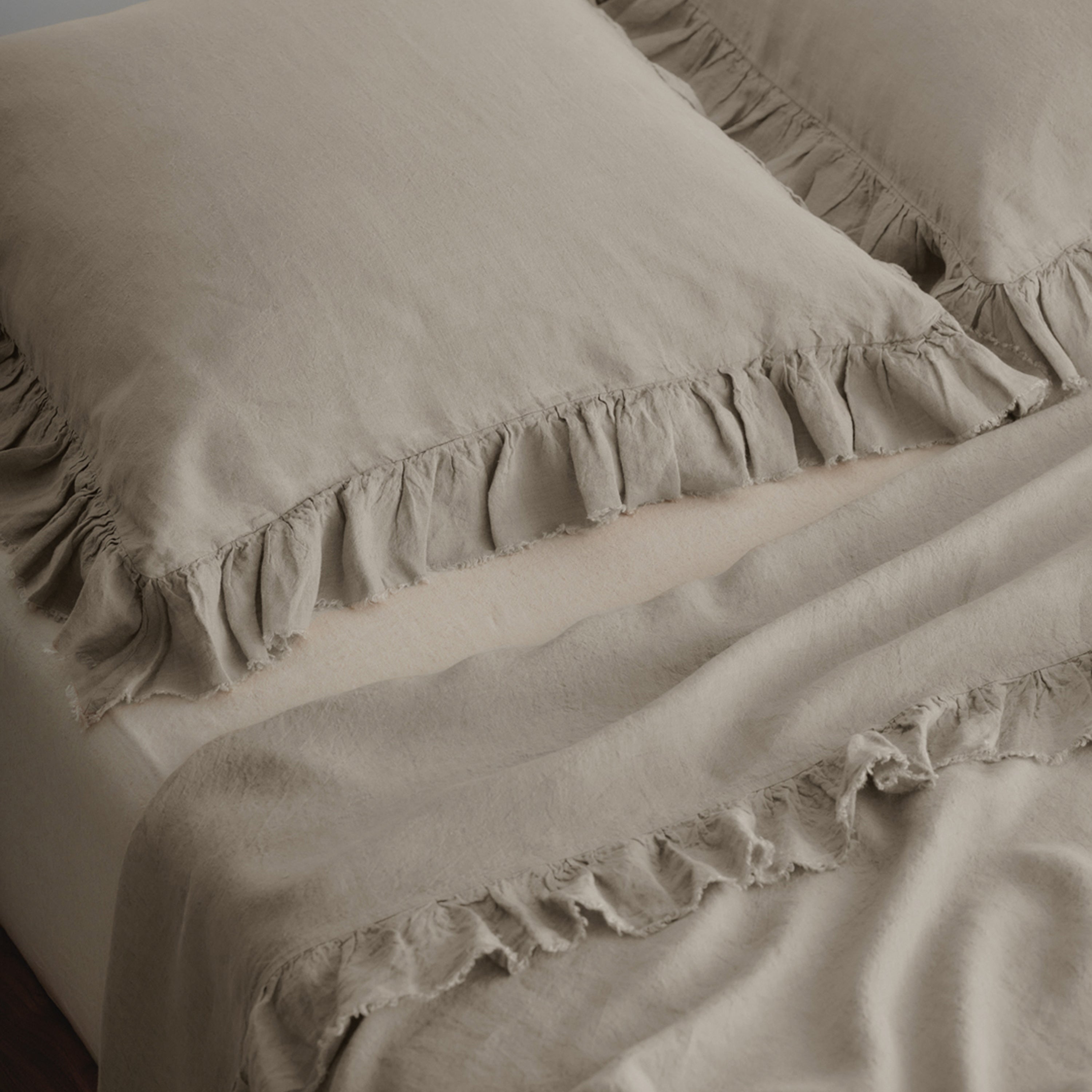 Kristine Linen Euro Sham - Cep