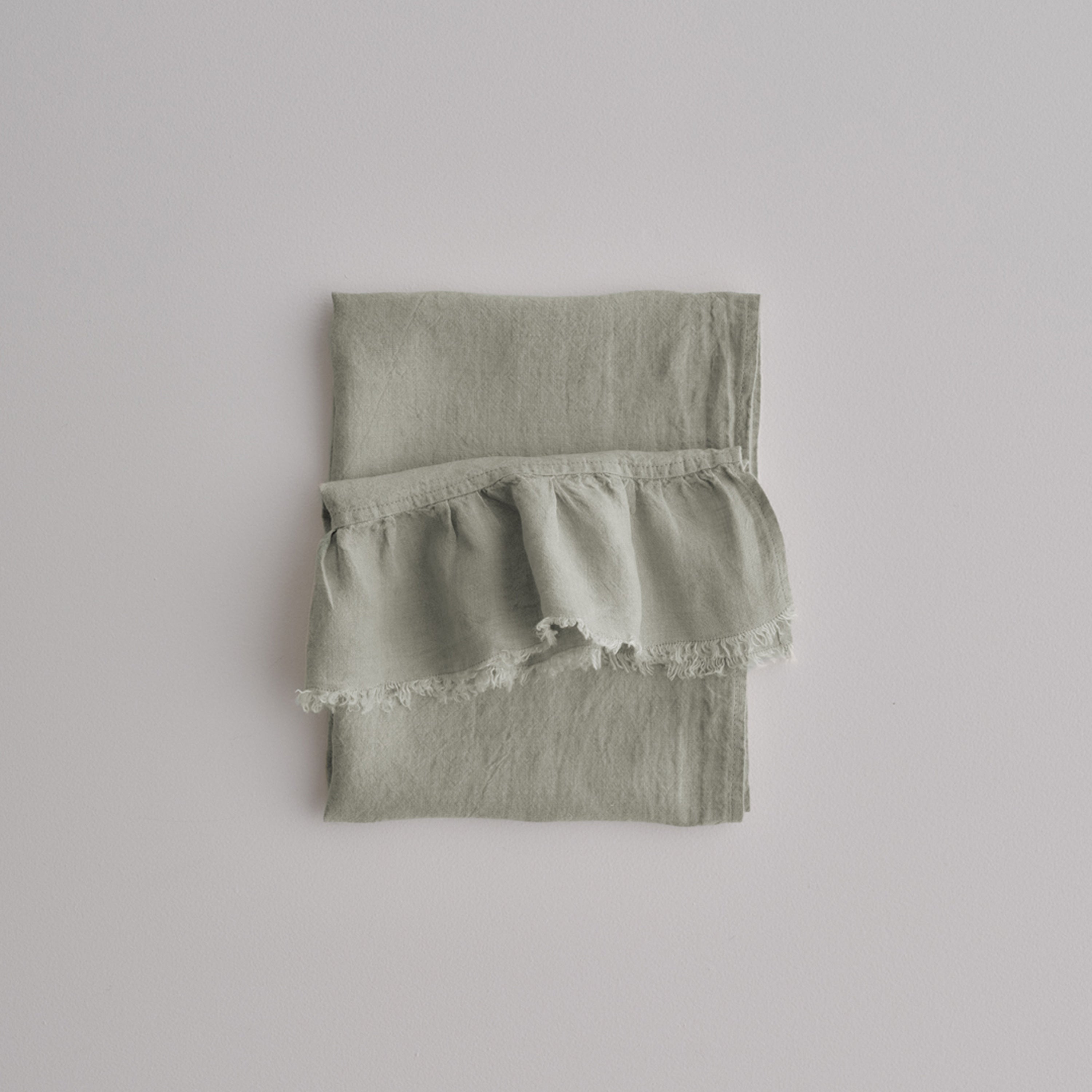 Kristine Linen Guest Towel - Argent