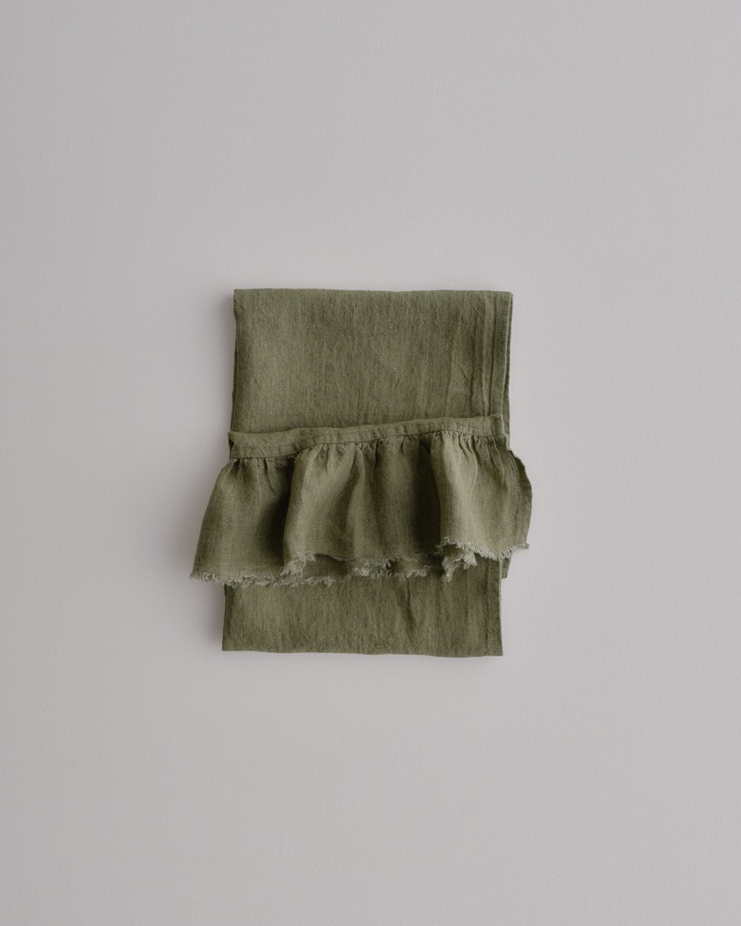 Kristine Linen Guest Towel - Armee