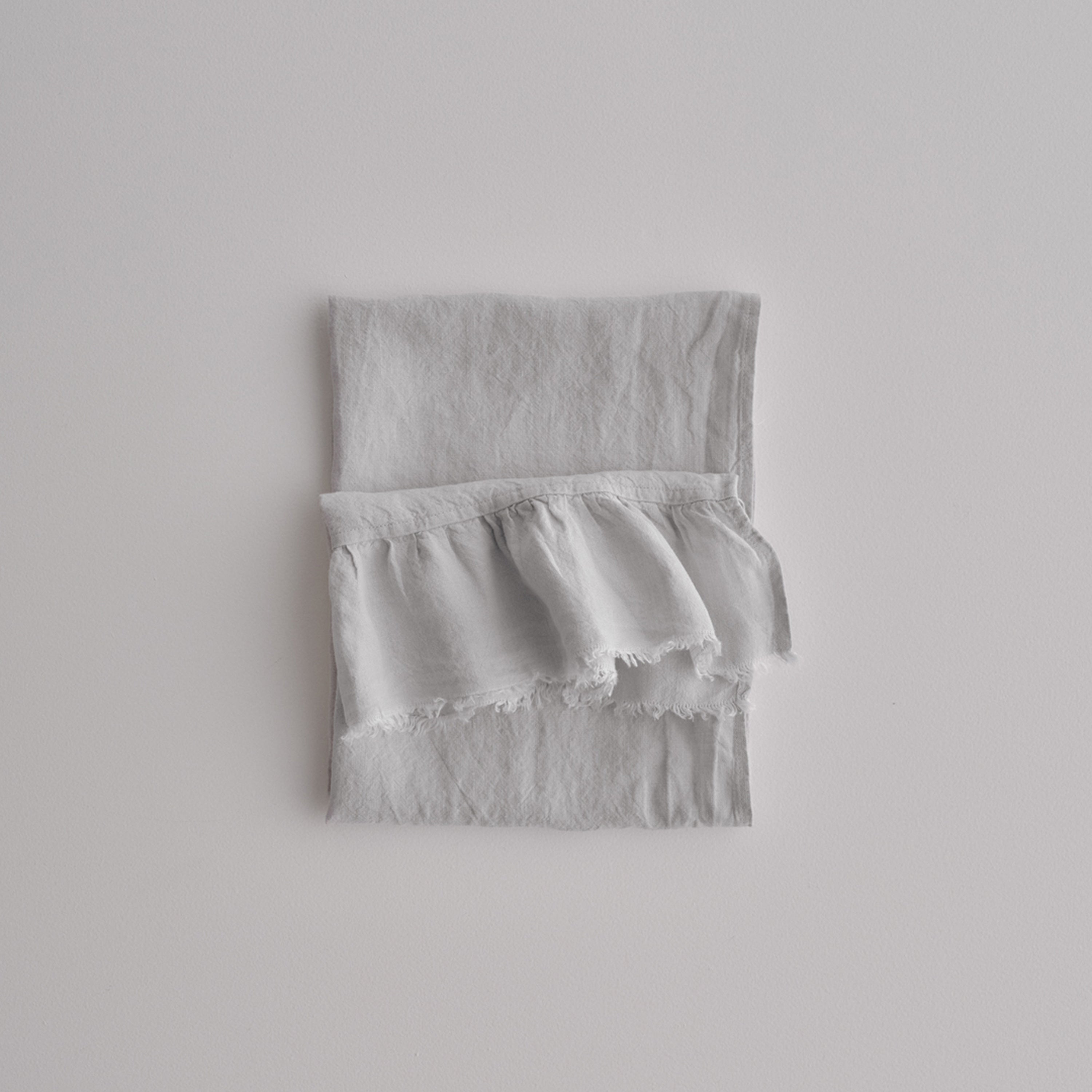 Kristine Linen Guest Towel - Fog
