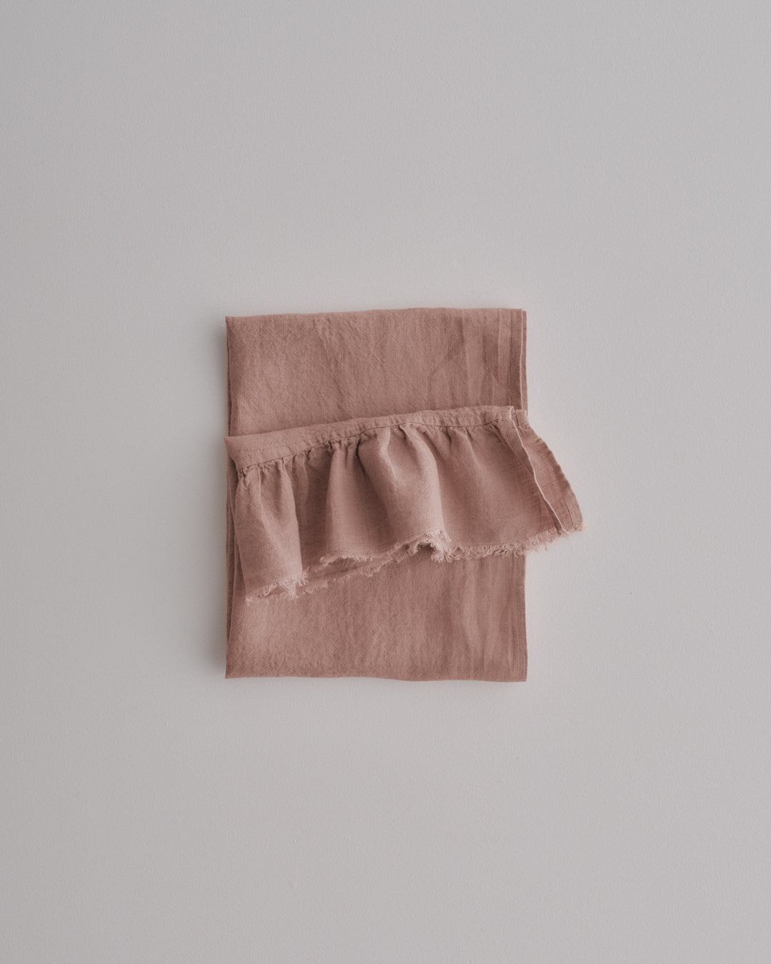 Kristine Linen Guest Towel - Rosa