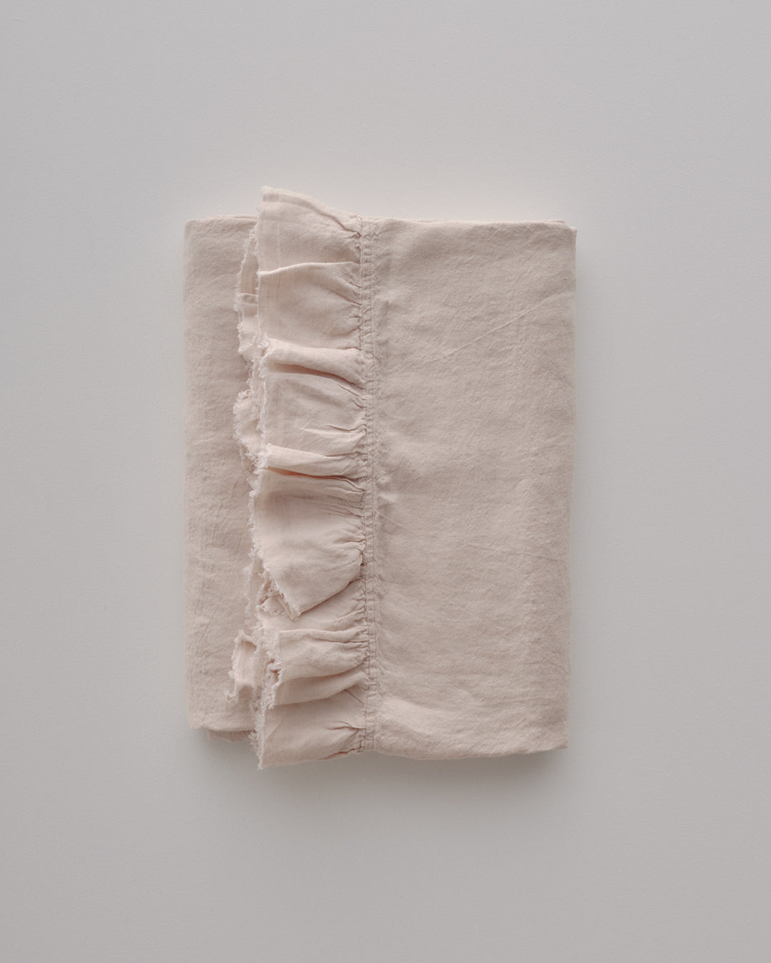 Kristine Linen Flat Sheet | Earthy Pink