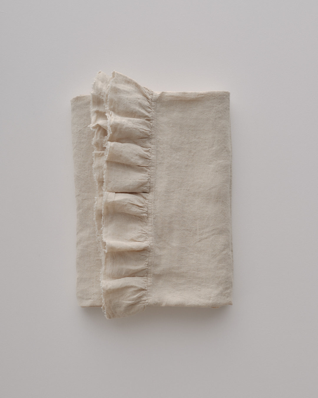 Kristine Linen Flat Sheet | Sandy Color