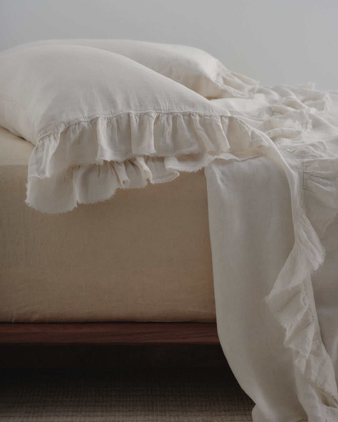Pure Linen Pillowcases | Earthy Pink